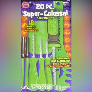 Fun World 20 Piece Pumpkin Carving Kit